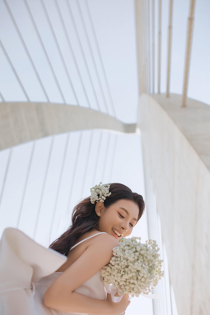 Modern Minimalist Wedding Dress